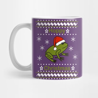 Frog says Hoppy Christmas Mug